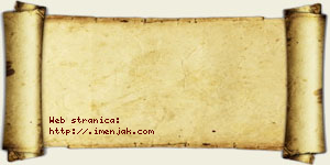 Tatjana Toskić vizit kartica